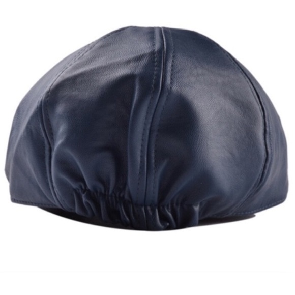 🎁 Newsboy Hat Faux Leather - Picture 3 of 4